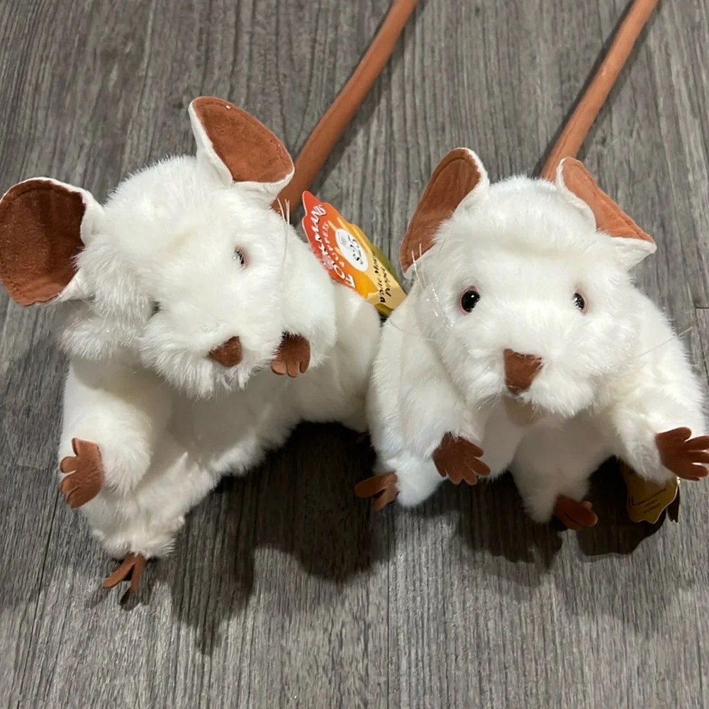 NWT Folkmanis Mouse Hand Puppet - set of 2!